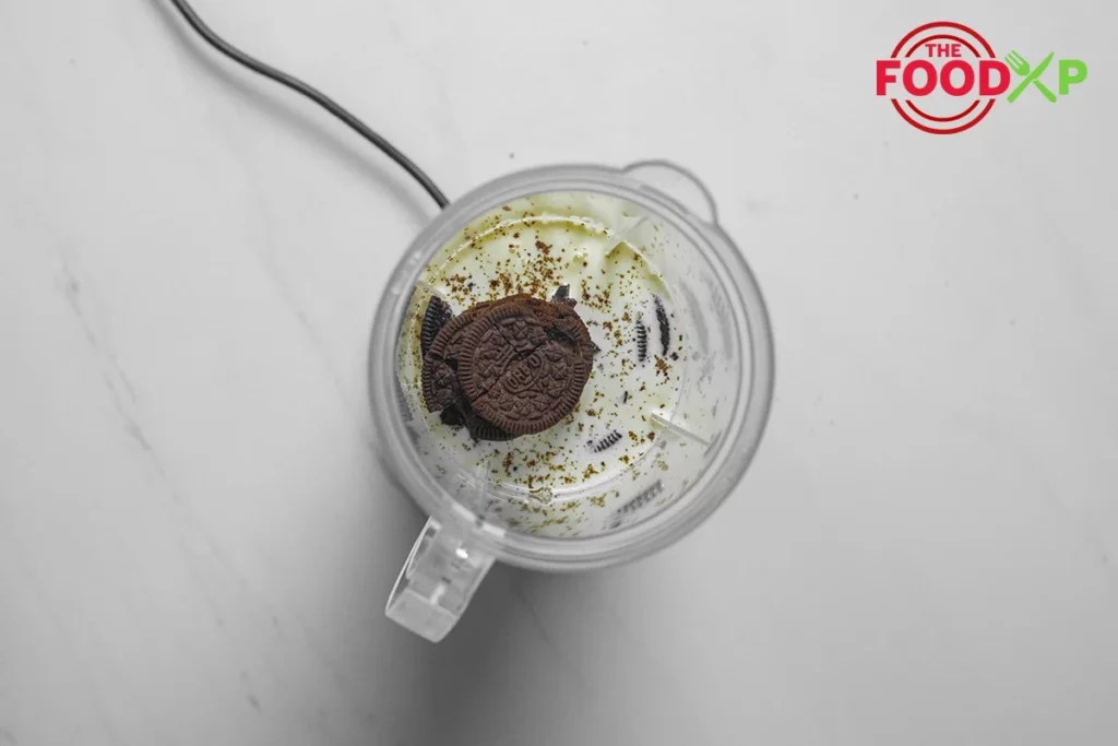 Burger King Oreo Shake Step 1