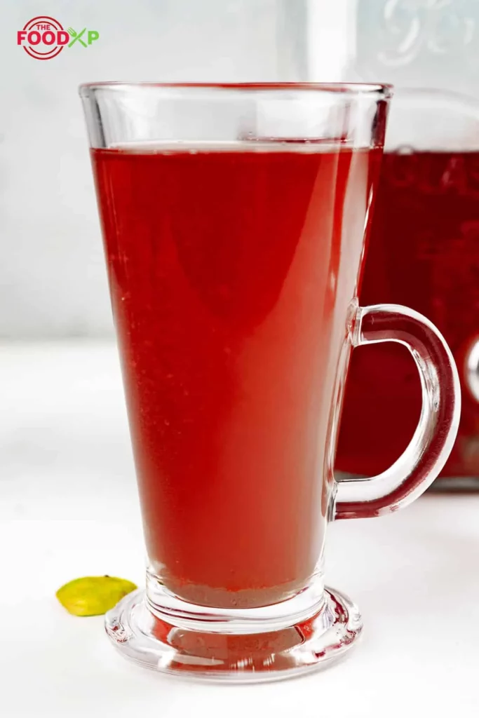 Raspberry Iced Tea in a cup