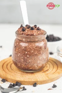 Chocolate Overnight Oats warm