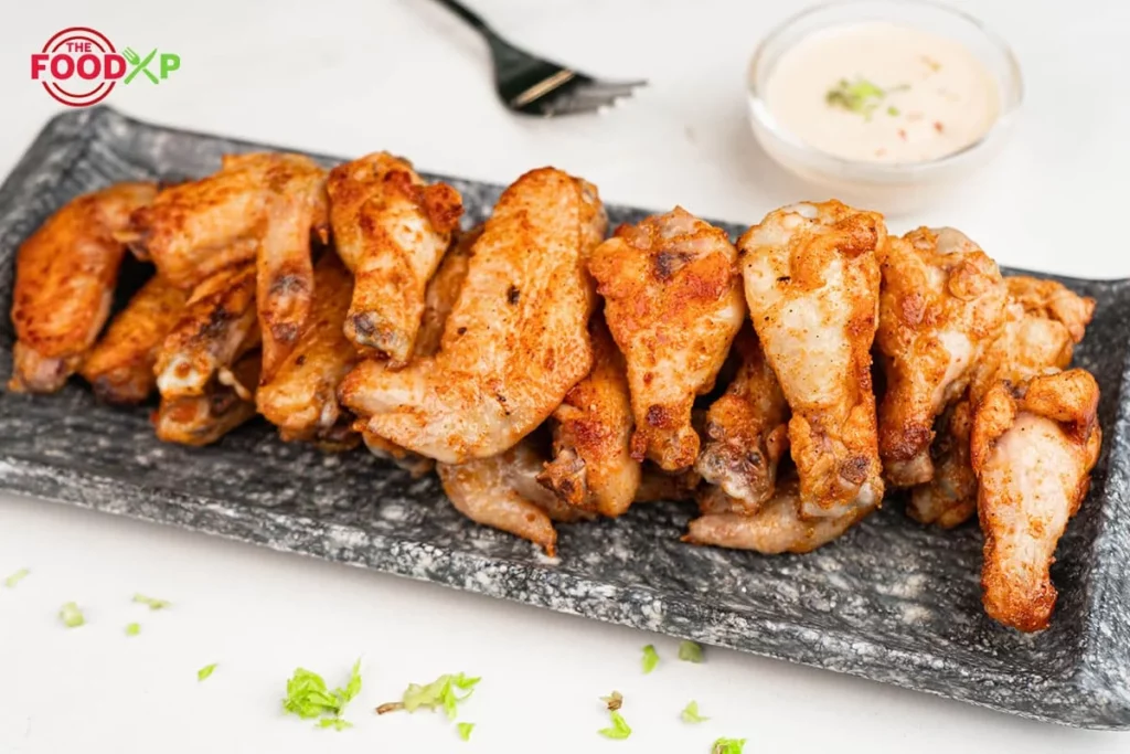 Crispy Air Fryer Chicken Wings Ready To Serve