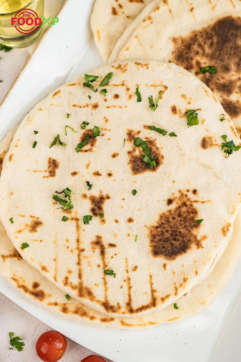 Homemade Grilled Flatbread Recipe - TheFoodXP
