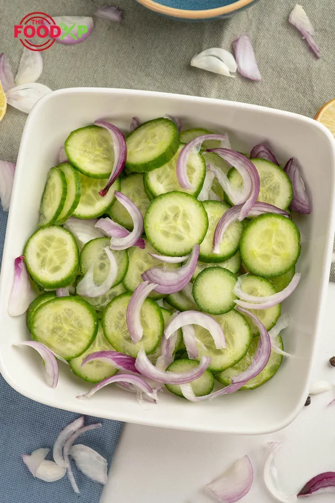Cucumber Salad With Vinegar And Sugar Step 4