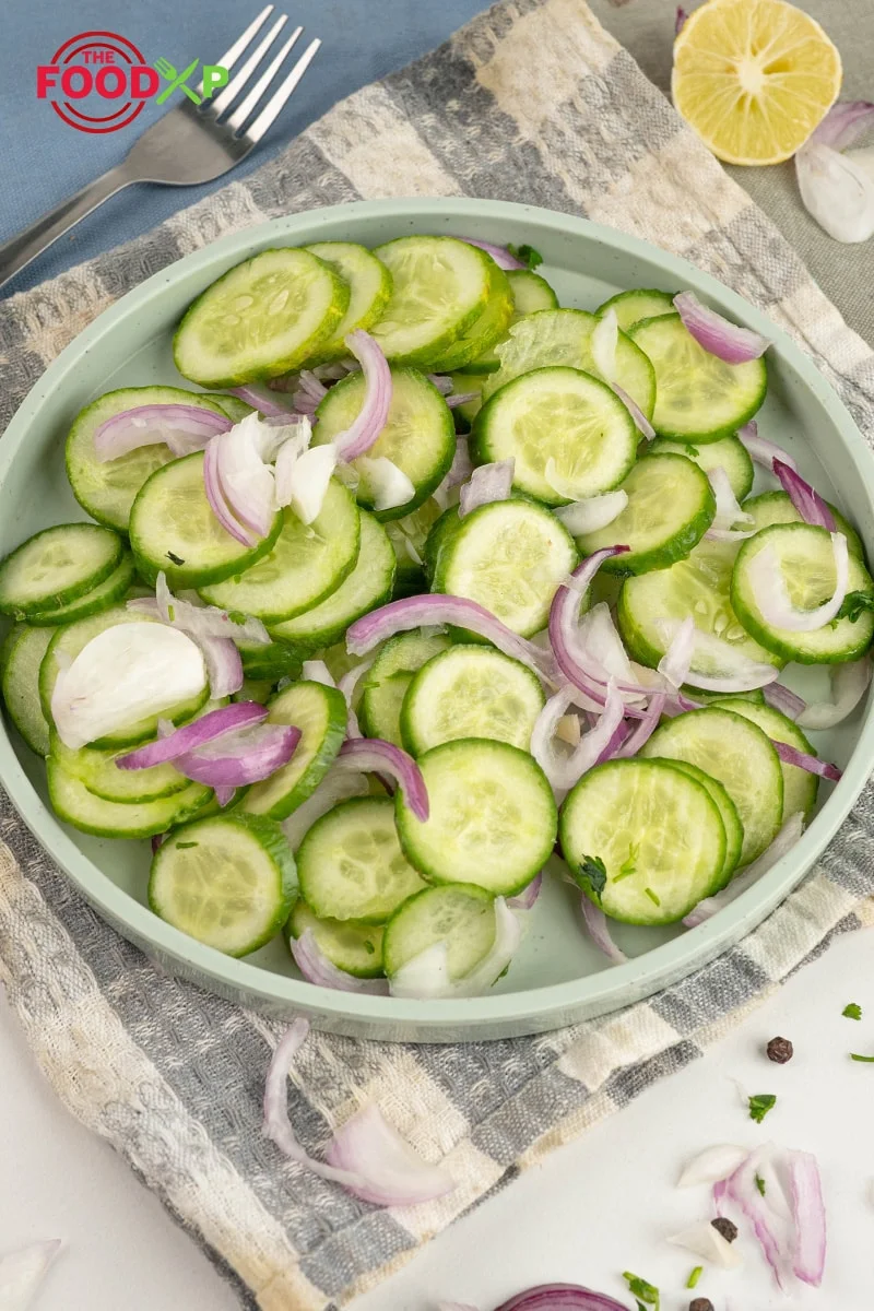 Cucumber Salad With Vinegar and Sugar Recipe
