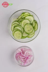Cucumber Salad With Vinegar and Sugar Step 1