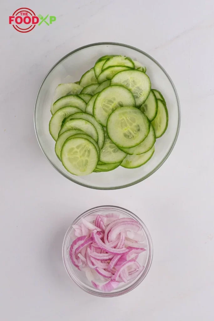 Cucumber Salad With Vinegar and Sugar Step 1
