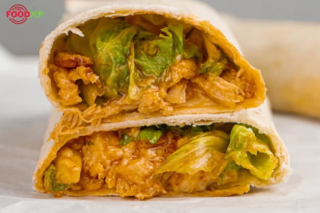 Easy Hot Honey Chicken Wraps