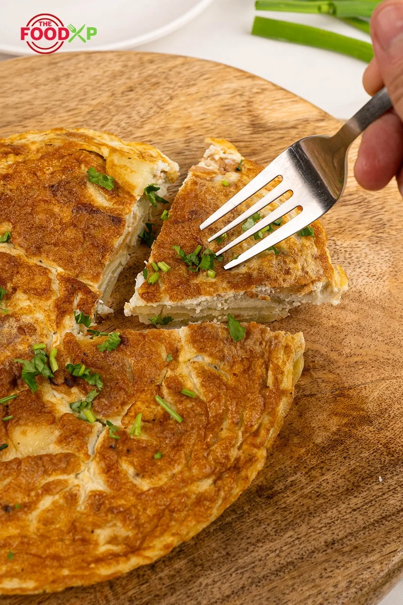 Homemade Spanish Potato Omelette