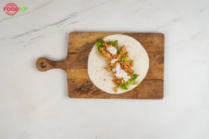 Hot Honey Chicken Wraps Step 4