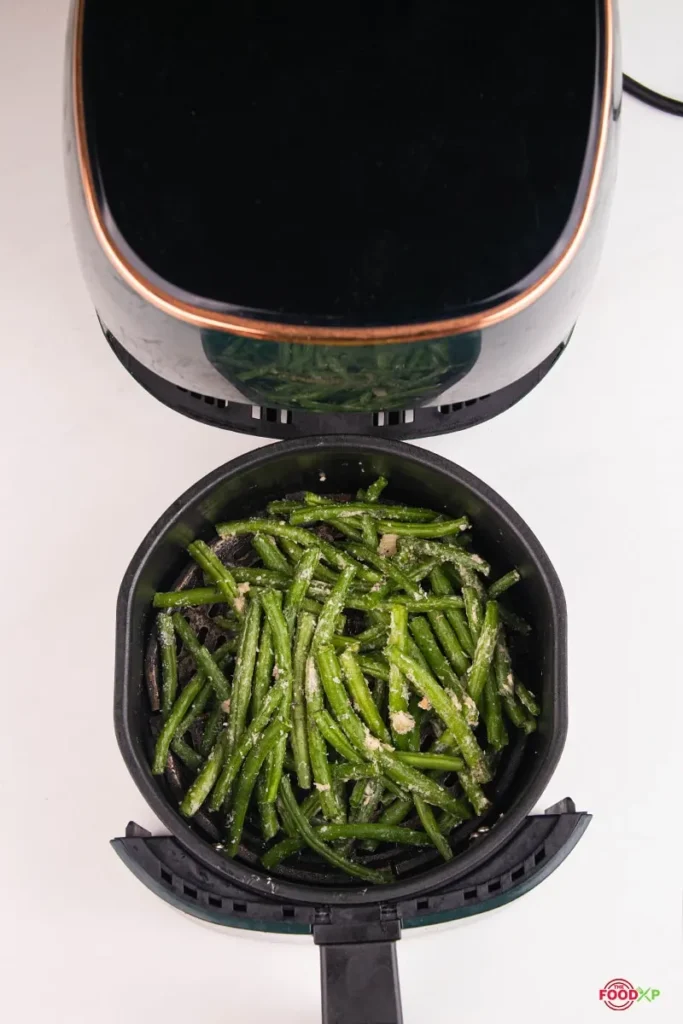Green Beans in Air Fryer Step 3