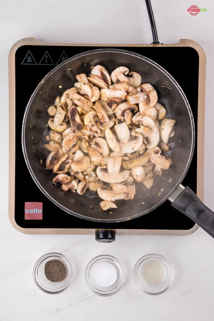 Mushroom Bruschetta Step 4