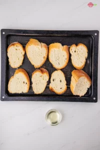 Mushroom Bruschetta step 1