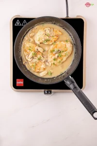 Chicken with Mushroom Sauce Step 8