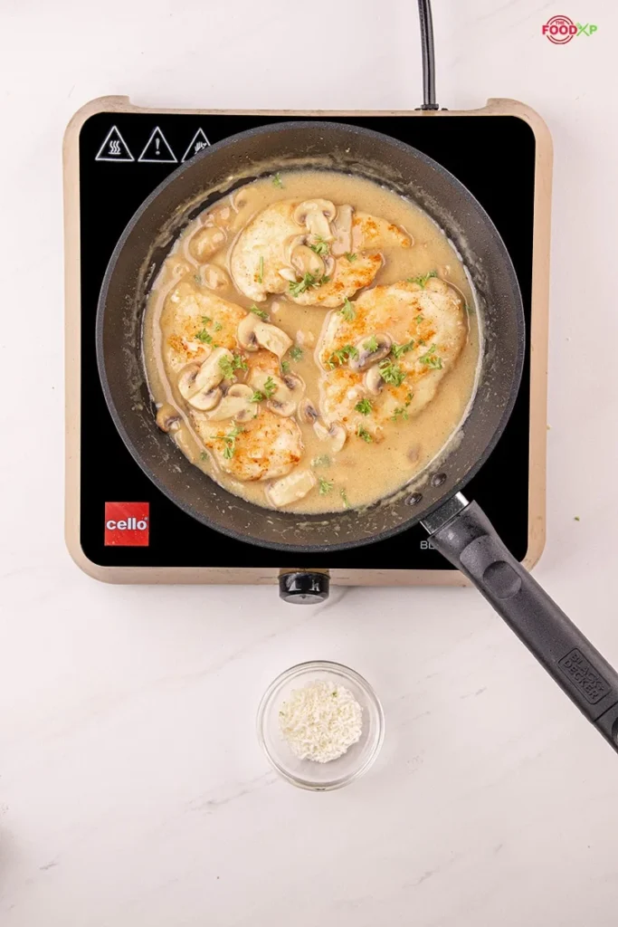 Chicken with Mushroom Sauce Step 9
