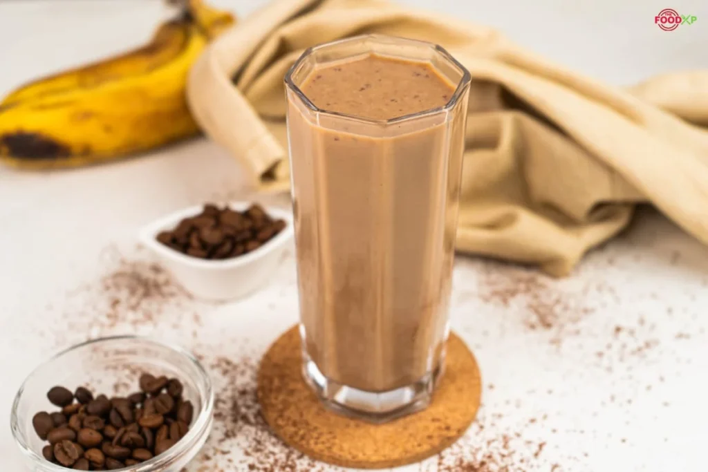 Coffee Breakfast Smoothie in a glass