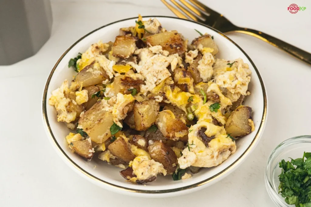 Eggs and Potatoes For Breakfast