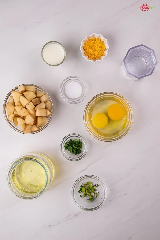 Eggs and Potatoes For Breakfast Recipe ingredients