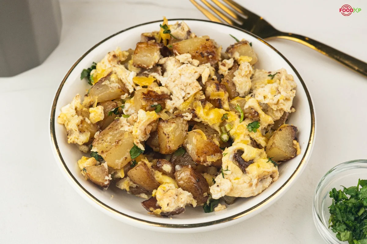 Eggs and Potatoes For Breakfast