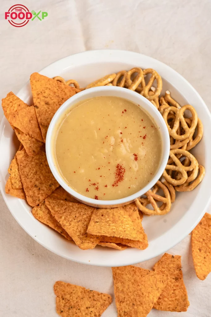 Beer Cheese Dip Served