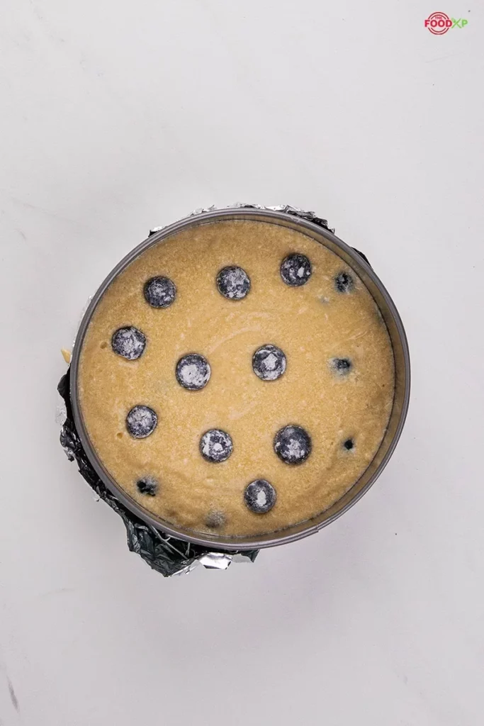 Blueberry Cottage Cheesecake step 6
