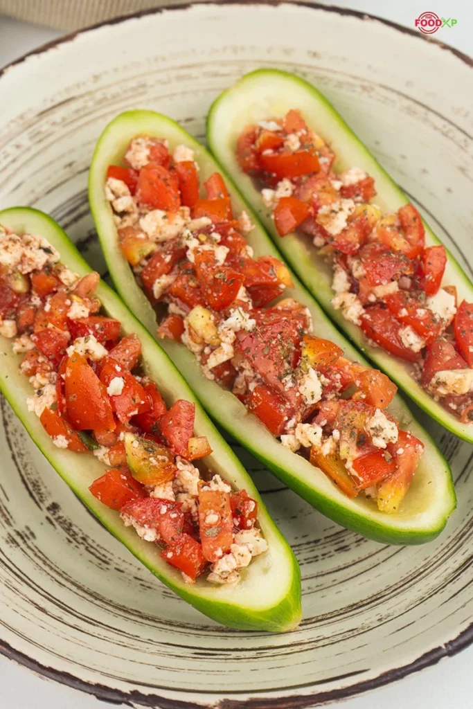 Refreshing Cucumber Boats Recipe