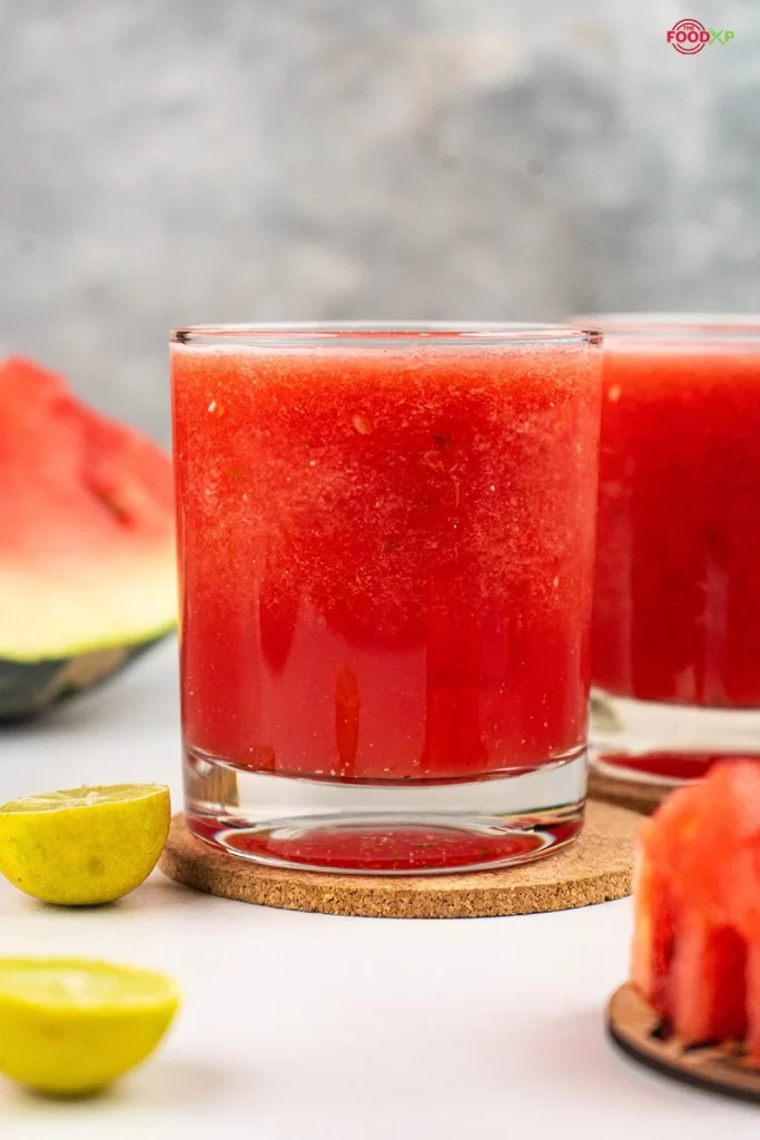 Watermelon Smoothie Served