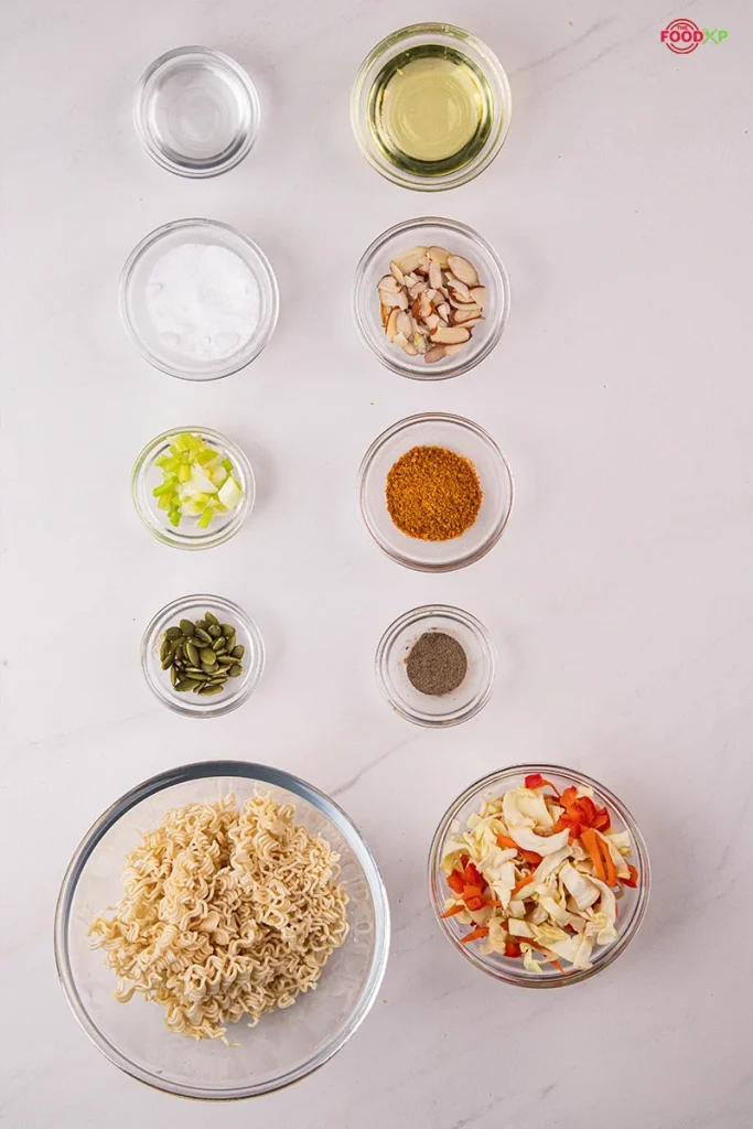 Asian Ramen Noodle Salad Ingredients