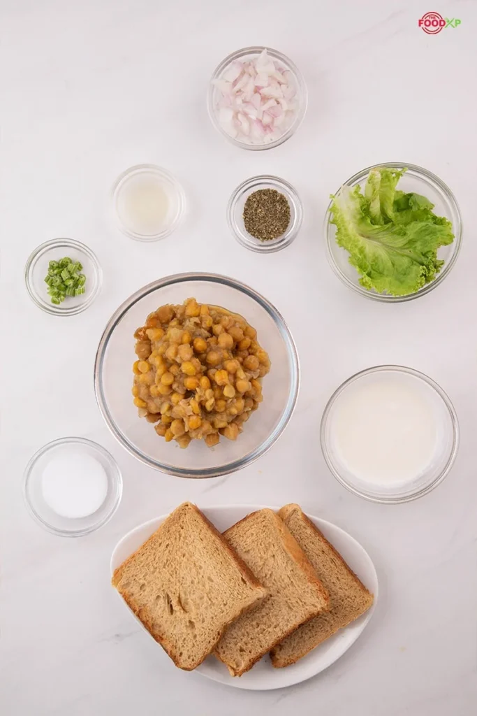 Chickpea Salad Sandwich Ingredients
