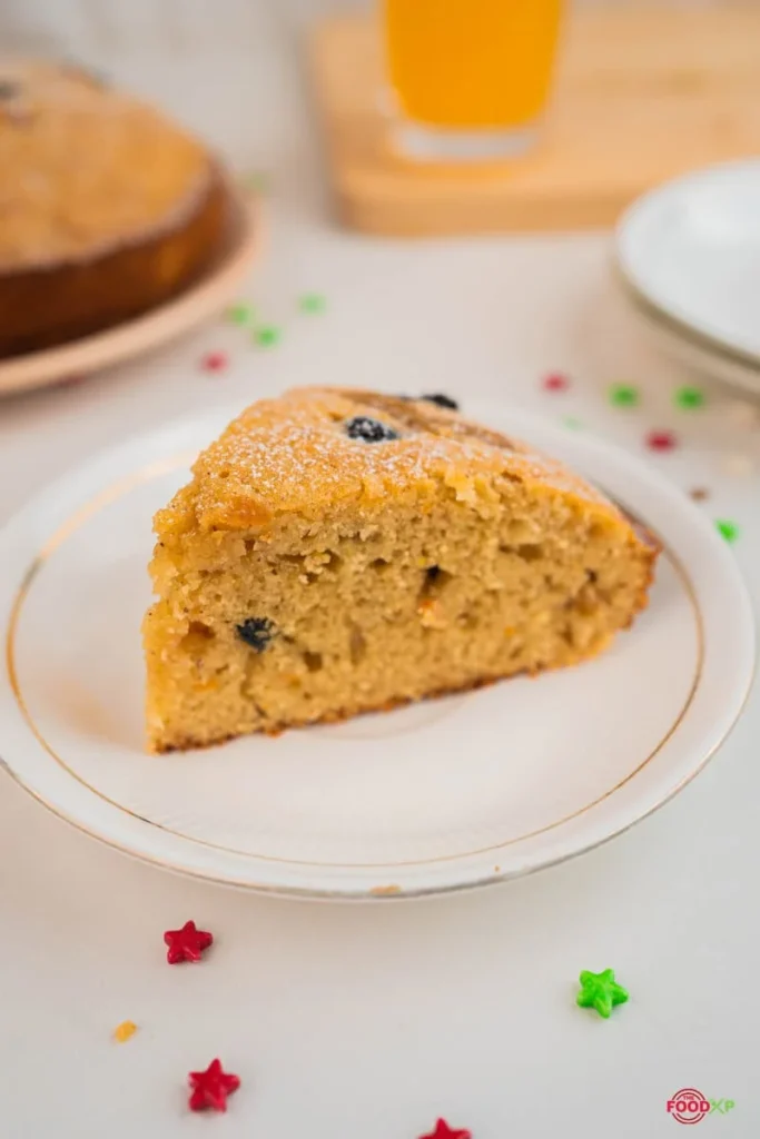 Rum Cake served