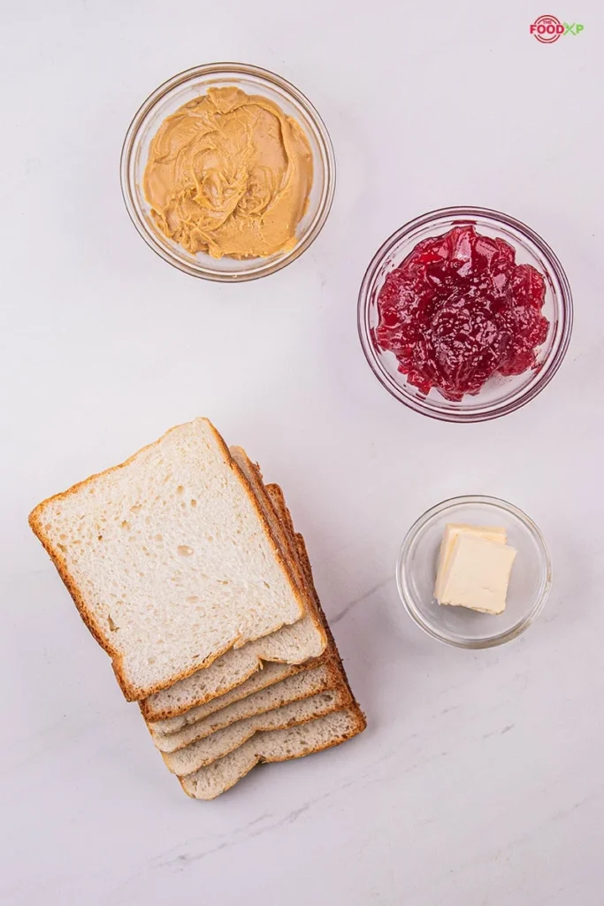 Grilled Peanut Butter and Jelly Sandwich recipe Ingredients